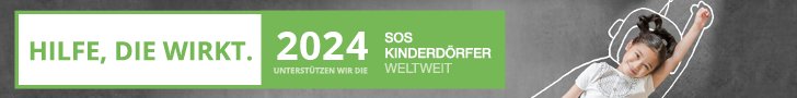 Wir unterstützen die SOS-Kinderdörfer weltweit