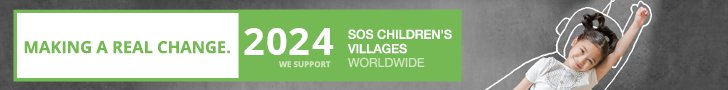 Wir unterstützen die SOS-Kinderdörfer weltweit